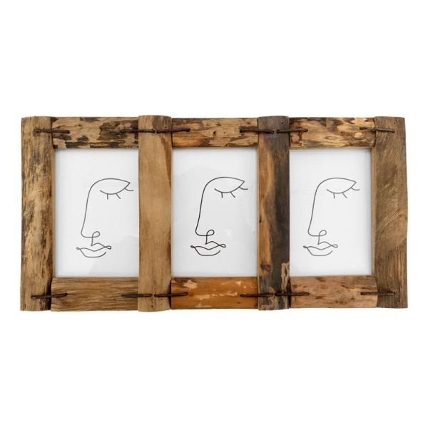 Cadre photo 13x18cm en bois recyclé