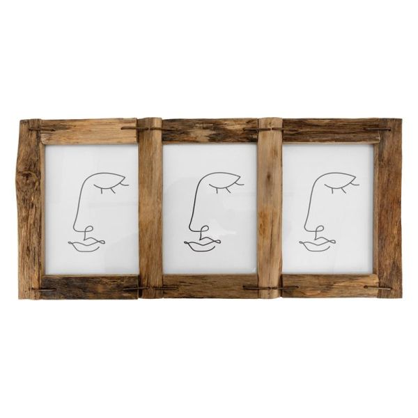 Cadre photo 18x24cm en bois recyclé