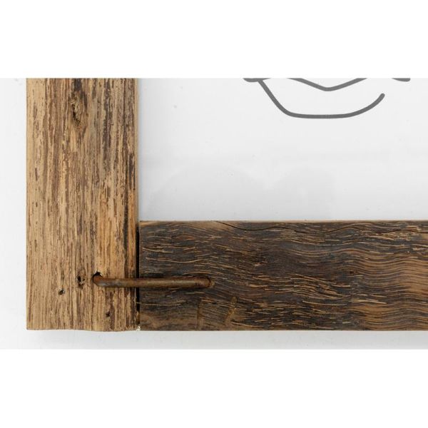 Cadre photo 18x24cm en bois recyclé - 5