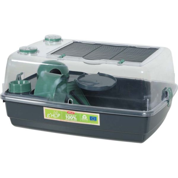 Cage pour hamster en plastique recyclé Ehop