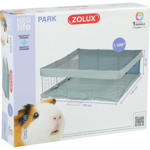 Cage modulable pour cochon d'inde Neolife park 1.10 m² - ZOLUX