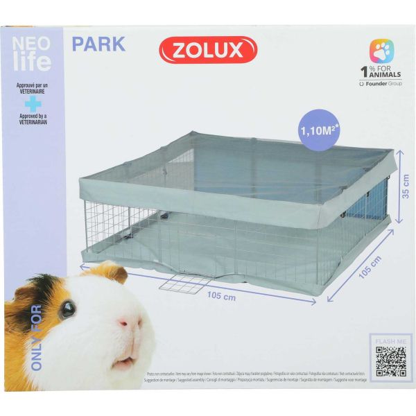 Cage modulable pour cochon d'inde Neolife park 1.10 m² - ZOL-2167