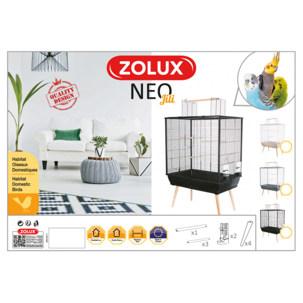 Cage à oiseaux Neo Jili 80 cm - ZOLUX
