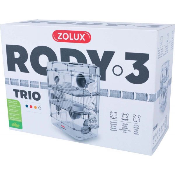 Cage pour petits rongeurs Rody trio - ZOLUX