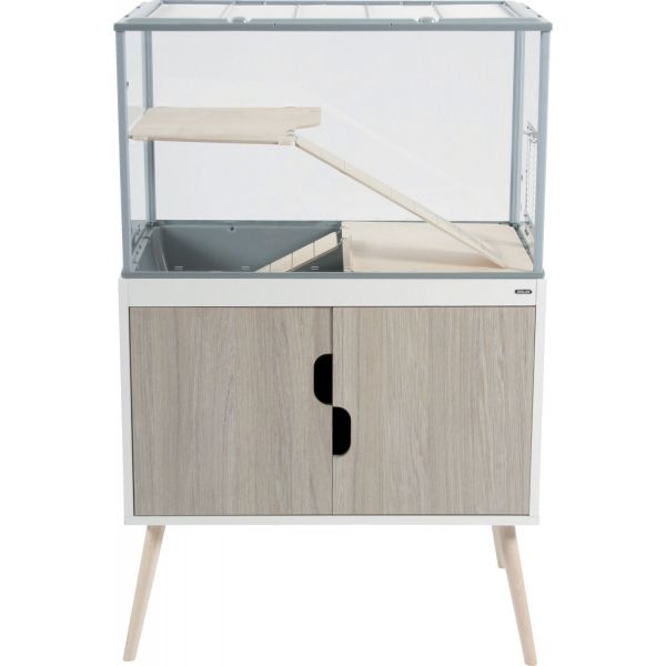 Cage pour rongeurs nevo palace 87 cm (gris)