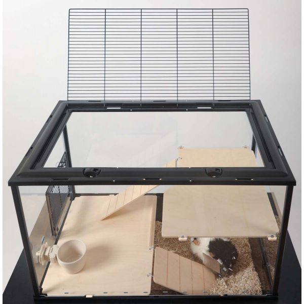 Cage pour rongeurs nevo royal 77 cm (noir)