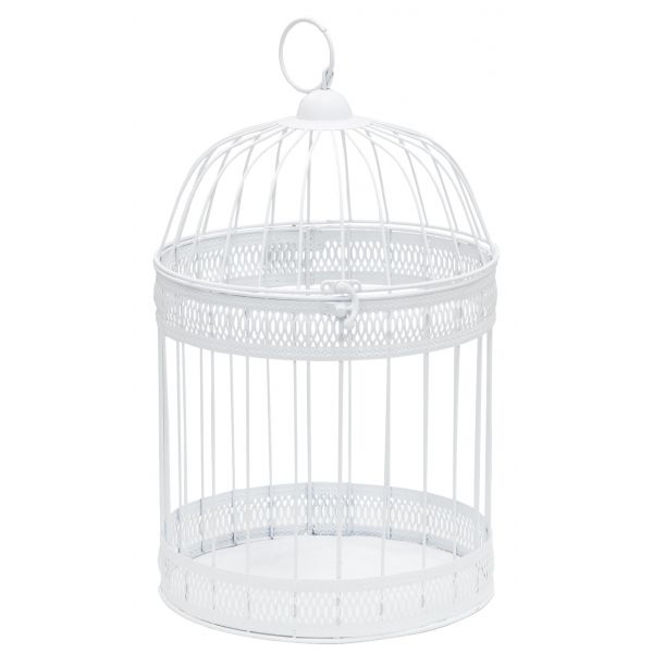 Cages en métal laqué blanc (Lot de 2) - AUBRY GASPARD