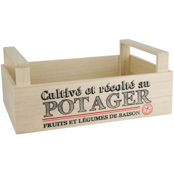 Cagette à légumes en bois Bistrot - CMP-3052