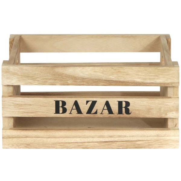 Cagettes en bois Bazar (Lot de 3) - 33,90