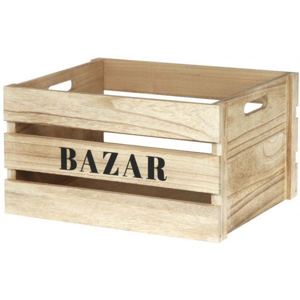 Cagettes en bois Bazar (Lot de 3) - 5