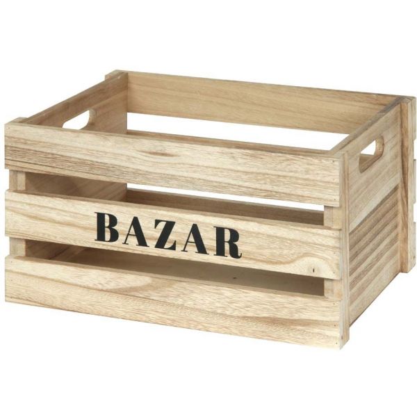 Cagettes en bois Bazar (Lot de 3) - 7