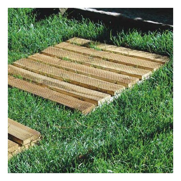 Caillebotis en bois traité autoclave - JARDIPOLYS
