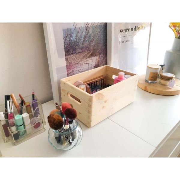 Caisse en bois de rangement - 19,92