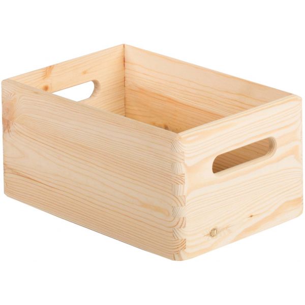 Caisse de rangement en bois 14 x 20 x 30 cm PRACTO HOME