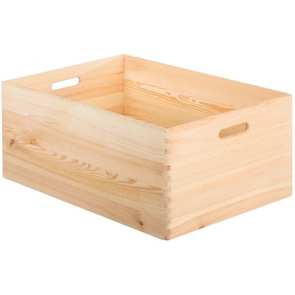 Caisse de rangement vintage, en bois L 27 x 17 x H. 14cm