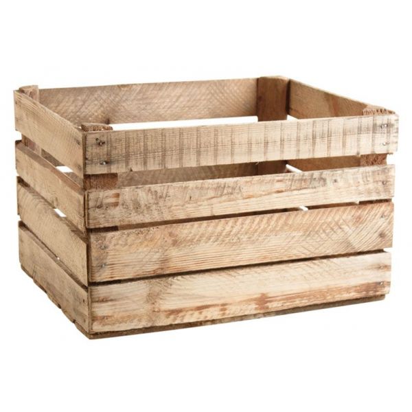 Caisse en bois rustique