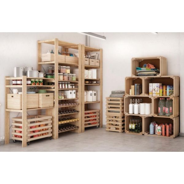 Caisse en pin empilable Evolution - ASTIGARRAGA