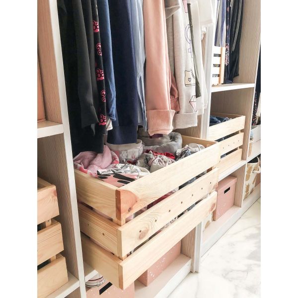 Caisse en pin massif modulable Home box - 11