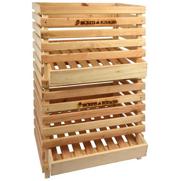 Caisse à pommes de terre en bois - 5