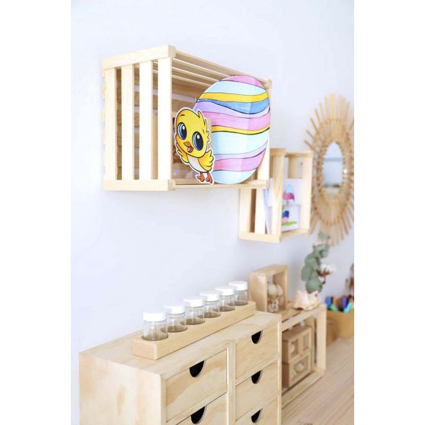 Caisse de rangement en pin massif Home box - 10