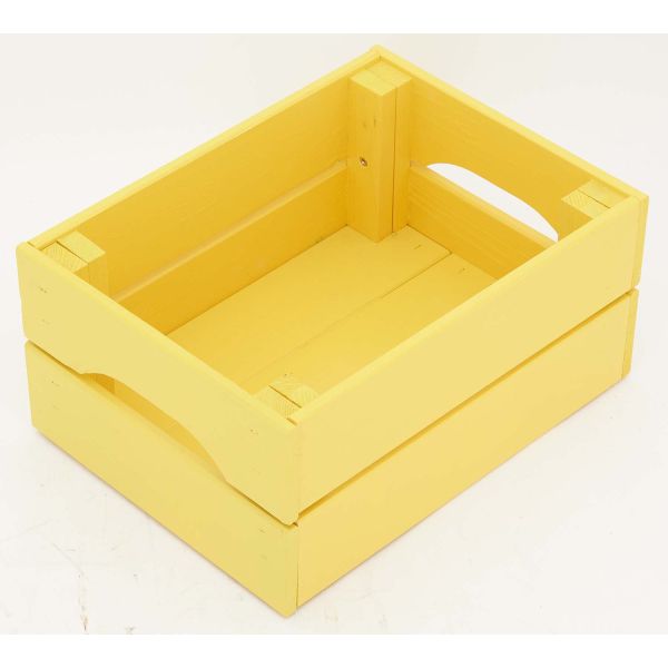 Caisse de rangement en pin petit modèle 31 x 23 x 15 cm - 5