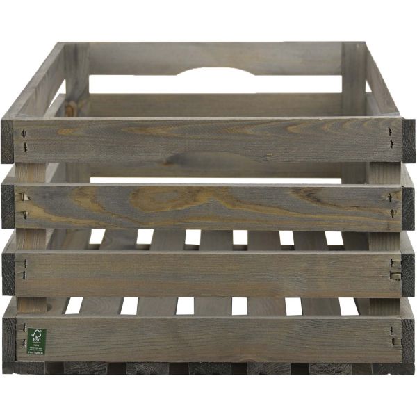 Caisses à fruits en pin (Lot de 3) - 8