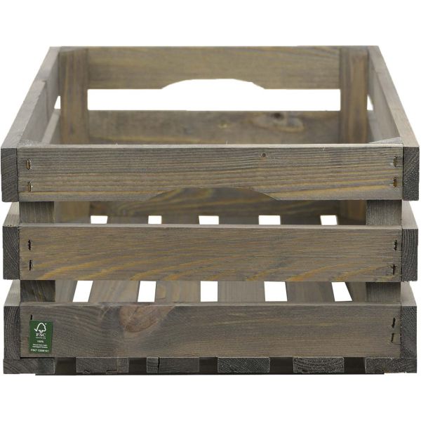 Caisses à fruits en pin (Lot de 3) - 7