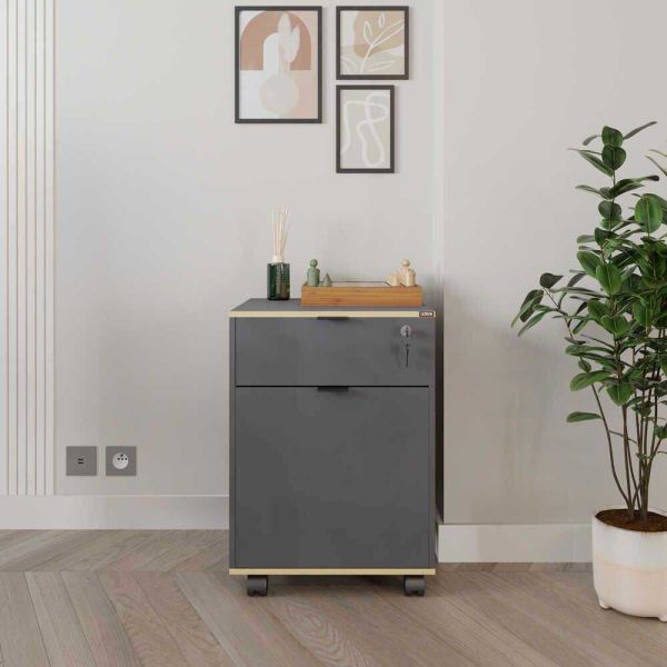 Caisson de rangement sur roulettes Ria - HANAH HOME