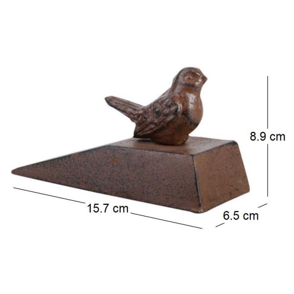 Cale porte Petit oiseau  en Fonte - ESS-0224