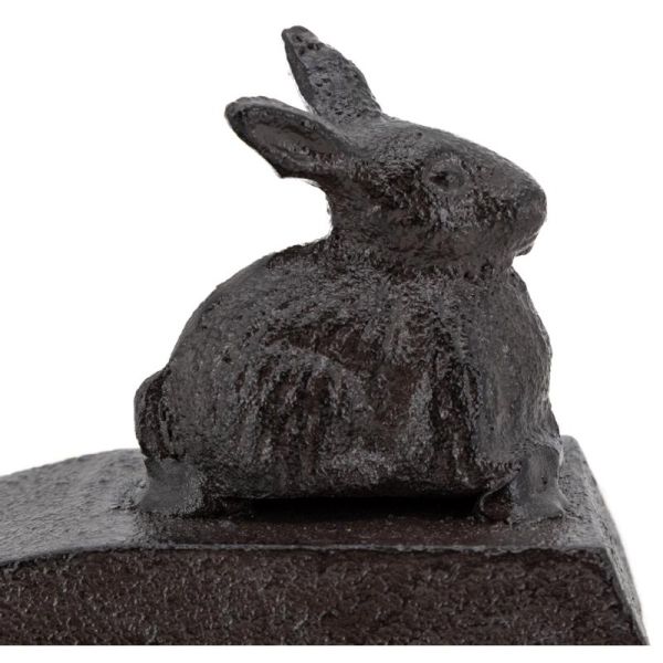 Cale-portes en fonte coq et lapin - AUB-6547