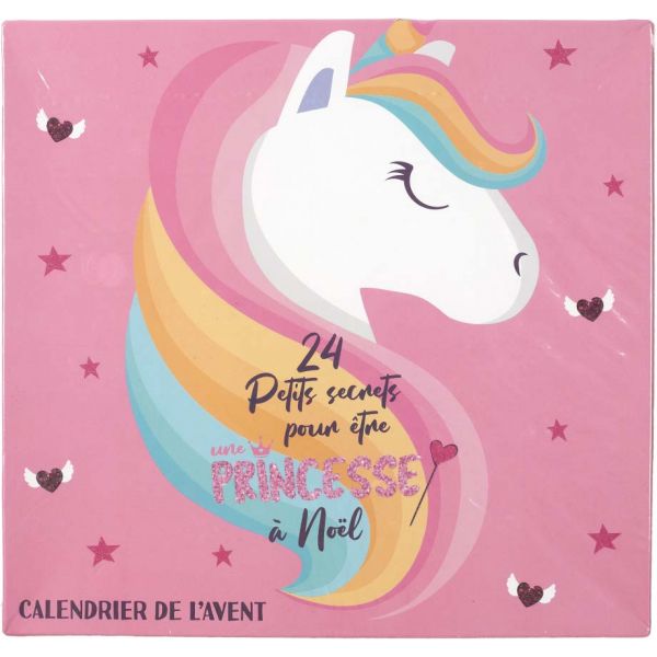 Calendrier de l'avent accessoires de mode licorne