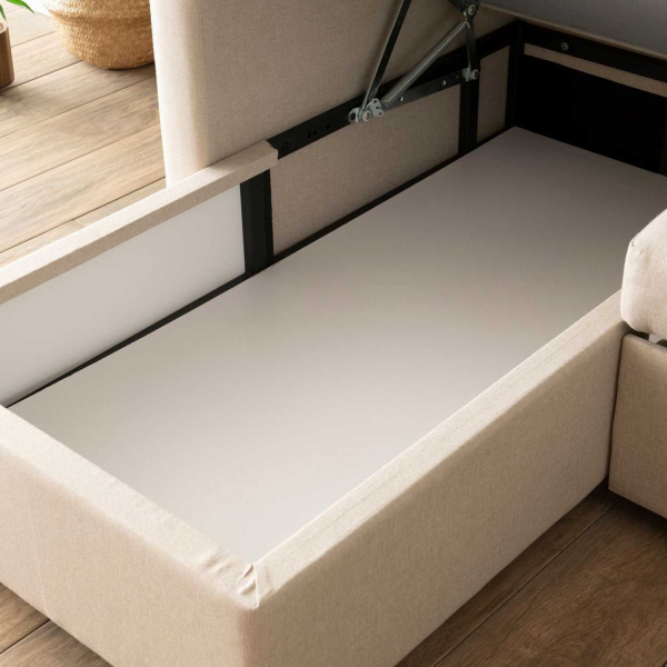 Canapé d'angle convertible avec rangement Kado - 6