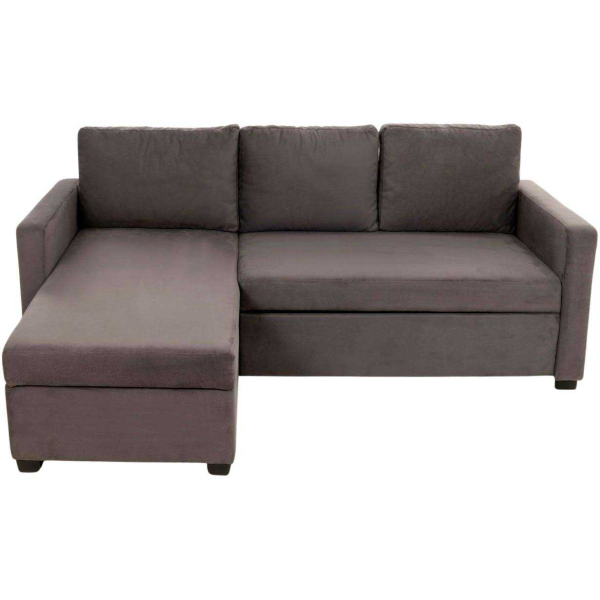 Canapé d'angle convertible avec rangement Kado