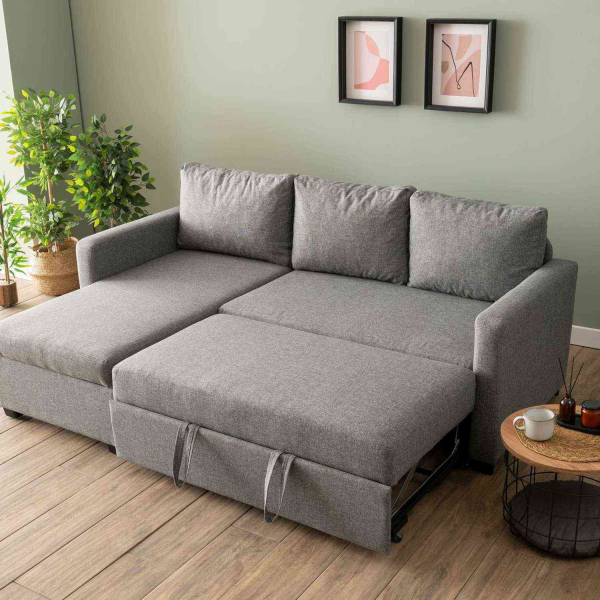 Canapé d'angle convertible avec rangement Kado - 1189
