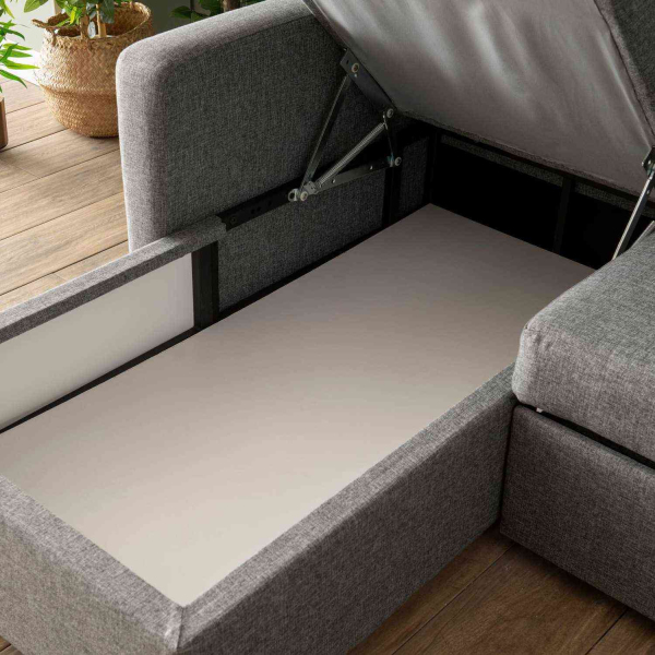 Canapé d'angle convertible avec rangement Kado - 5
