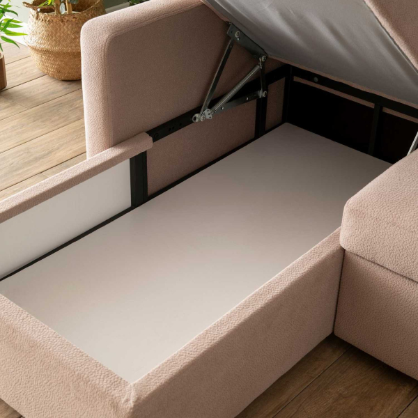 Canapé d'angle convertible avec rangement Kado - 6