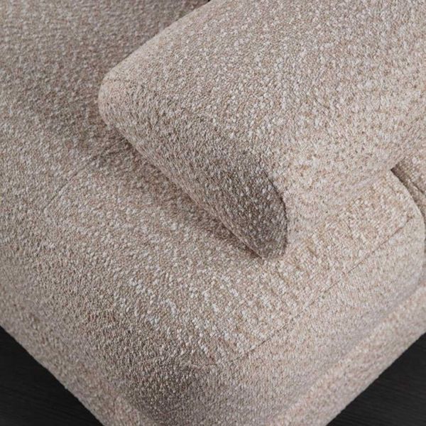 Canapé d'angle en crème tissu Nice L - 7