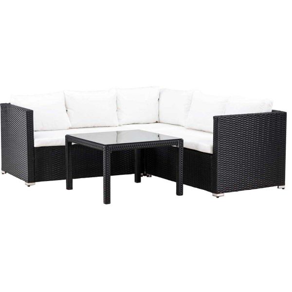 Canapé d'angle de jardin en résine tressée Kuba - 687,20