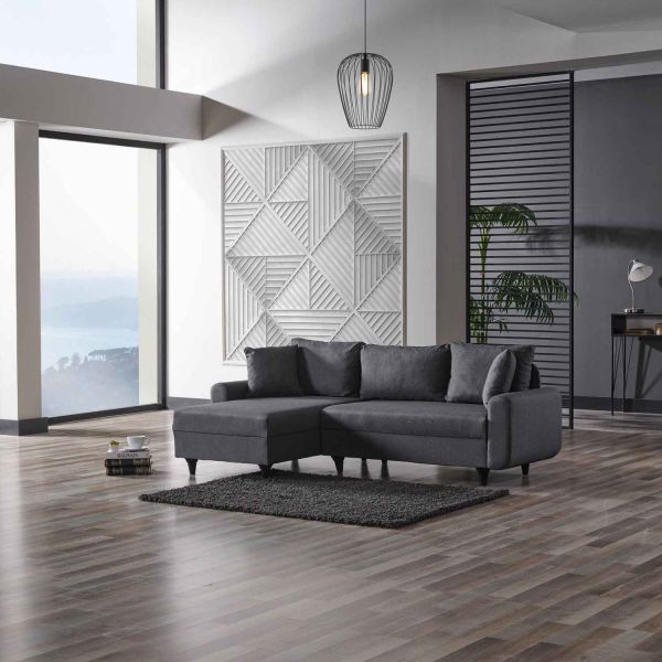 Canapé d'angle 3 places Flavia - HANAH HOME