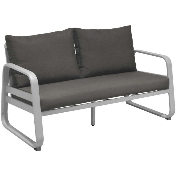 Canapé extérieur 2.5 places en aluminium Tonio