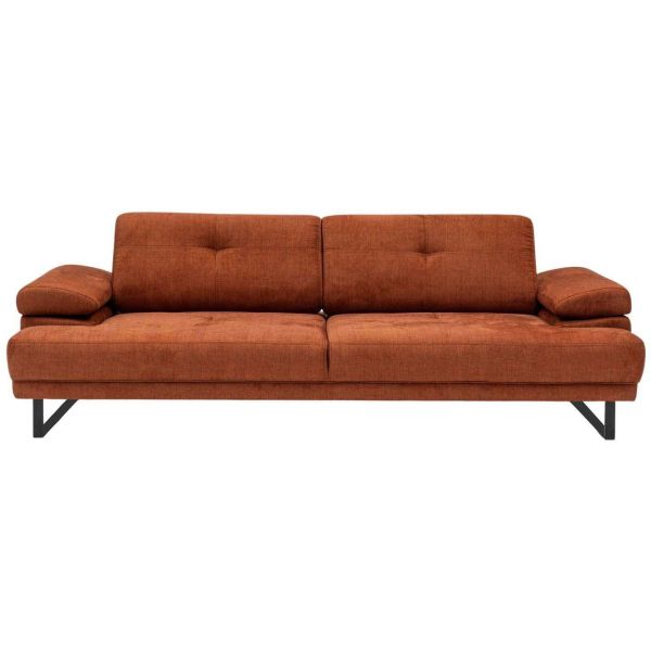 Canapé moderne en tissu orange Mustang