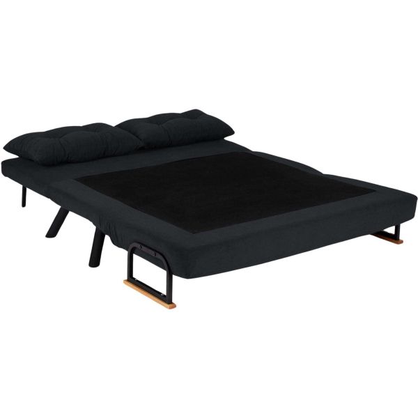 Canapé 2 places convertible en tissu Sando - 389