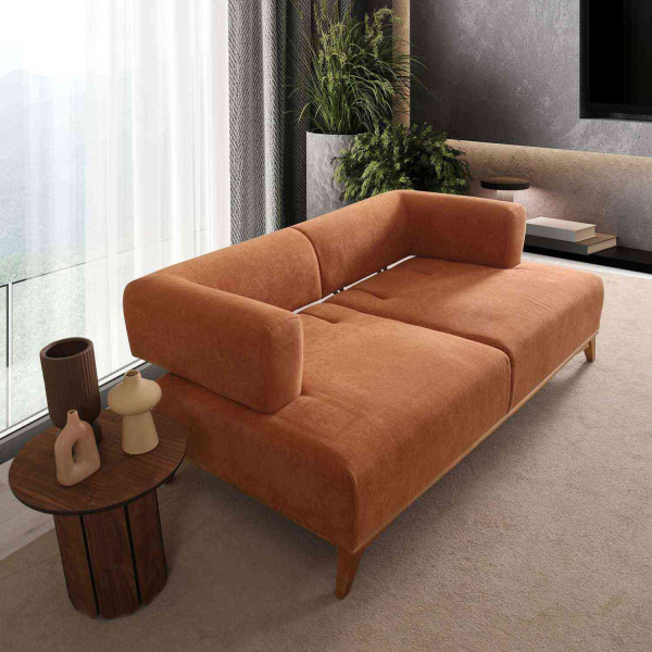 Canapé 2 places en polyester Hera - 6