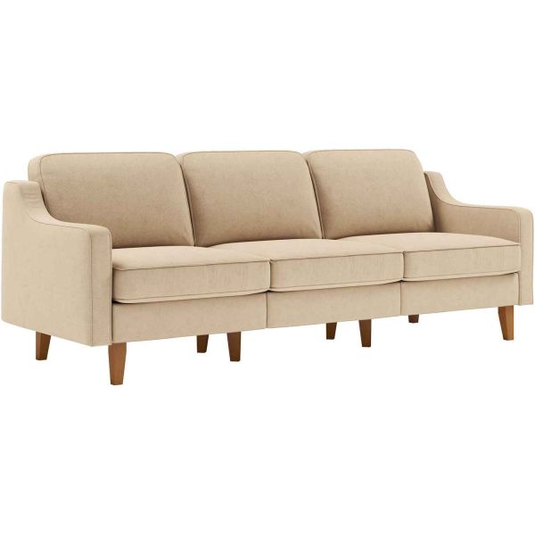 Canapé 3 places XL en tissu Robin