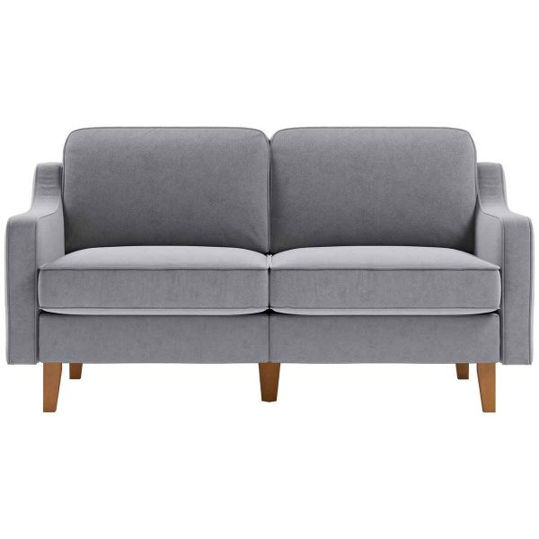 Canapé 2 places en tissu Robin - HANAH HOME