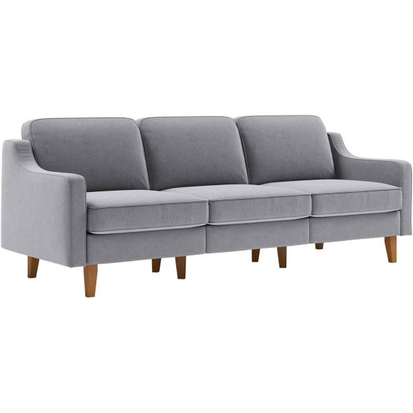 Canapé 3 places XL en tissu Robin