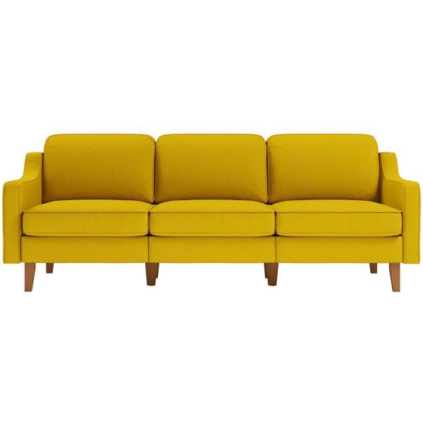 Canapé 3 places XL en tissu Robin - HANAH HOME