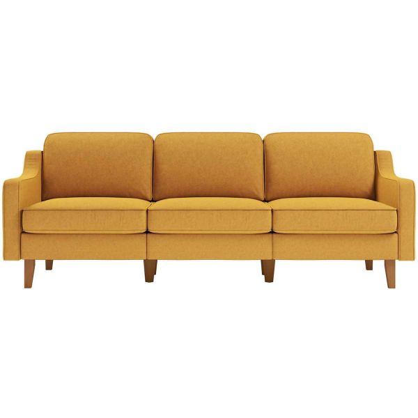 Canapé 3 places XL en tissu Robin - HANAH HOME