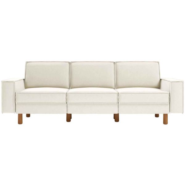 Canapé 3 places XL en tissu Sparrow - HANAH HOME