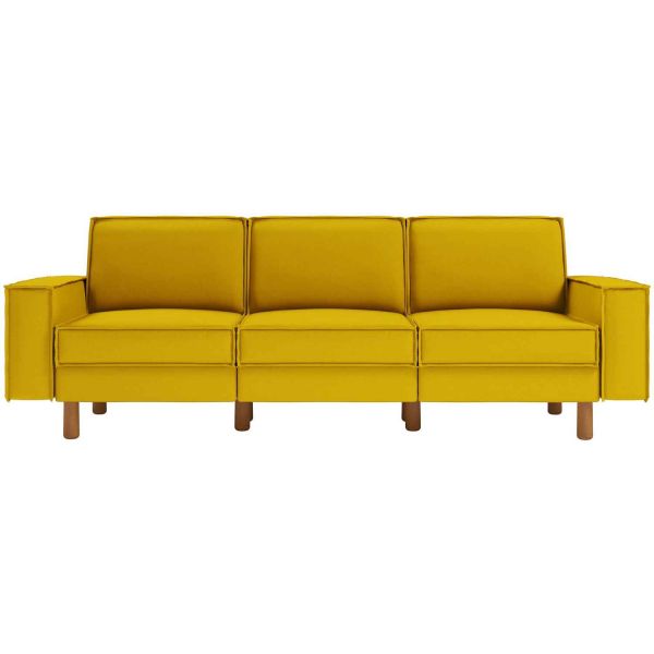 Canapé 3 places XL en tissu Sparrow - HANAH HOME